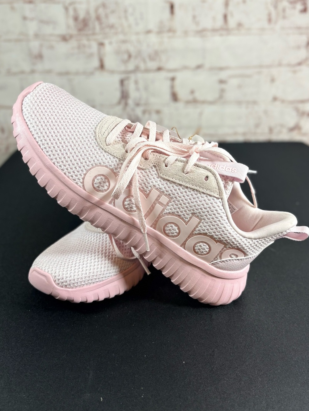 adidas women Pink Mesh Lightweight Sneakers
